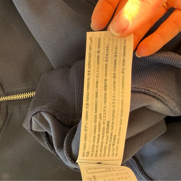 Abercrombie & Fitch YPB neoKNIT MAX Half-Zip - Navy - Picture 3 of 3